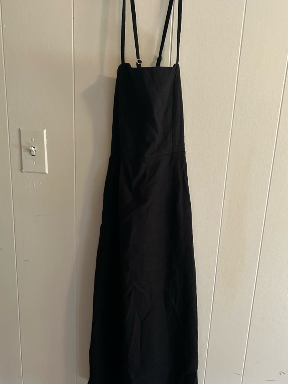 Wild Fable Black Strappy Midi Dress